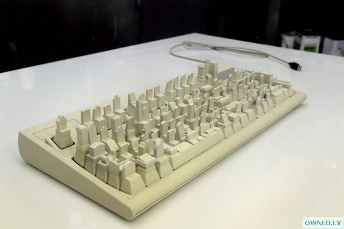 3D keyboard
