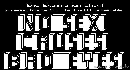 Eye exam