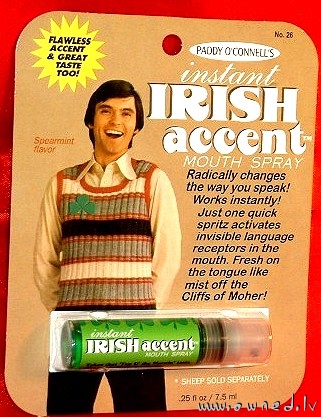 Irish accent