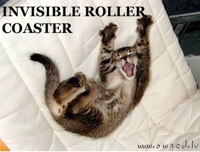 Invisible rollercoaster