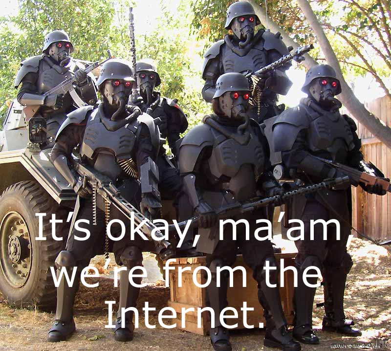 We r from the internet