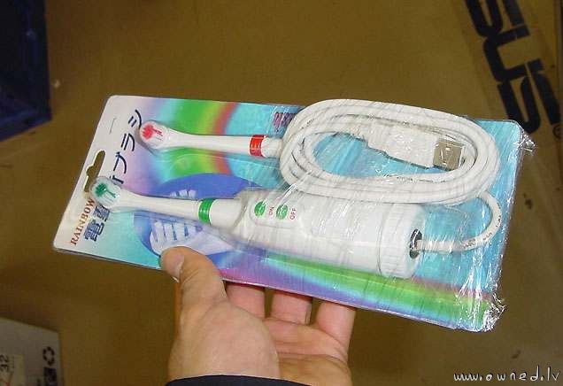 USB toothbrush