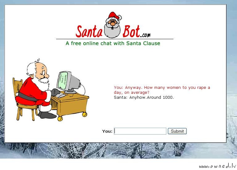 Santa bot dot com