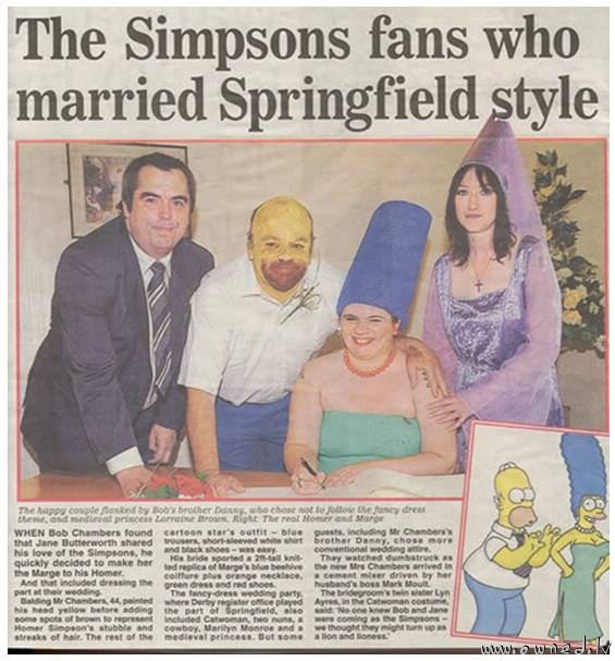 The Simpsons in real life
