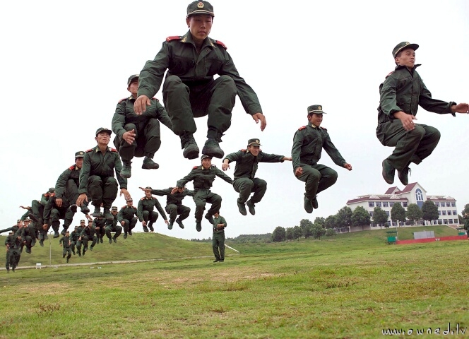 Flying army