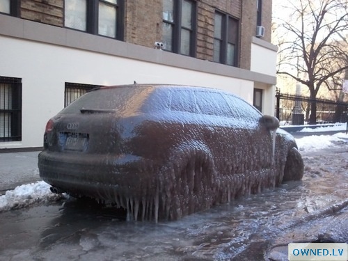 Gotta love parking your car in NYC!