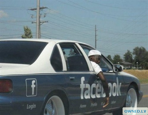 Facebook car.