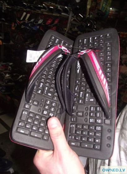 Keyboard Sandals