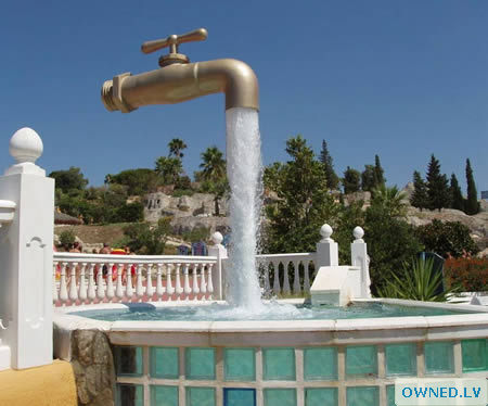 Magic Tap fountain