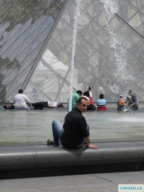 Man fountain