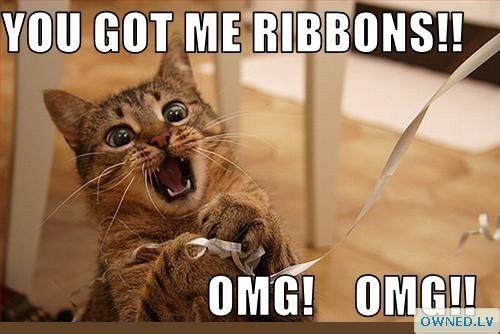 OMG RIBBONS!