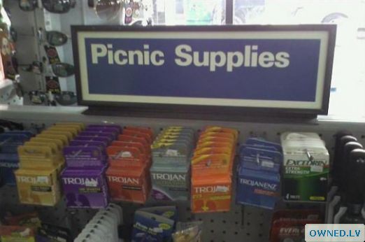 Picnic supplies fail