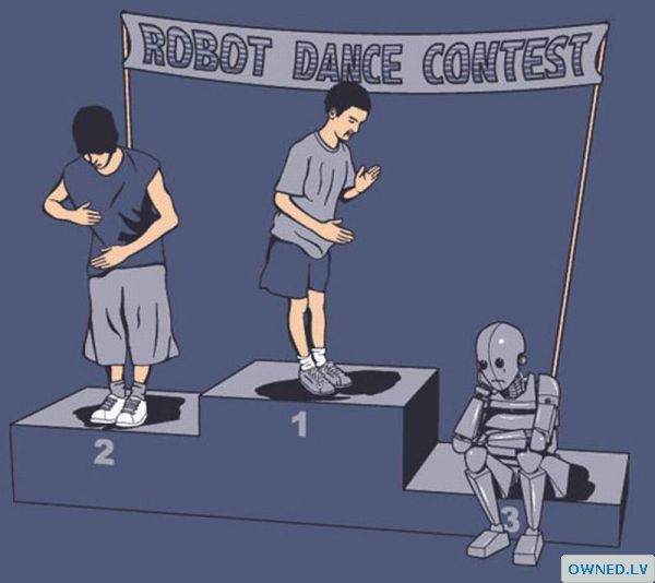Robot dance contest!