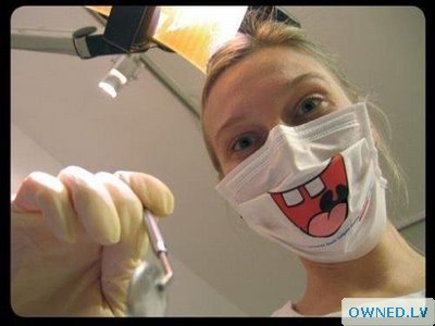 Funny dentist mask