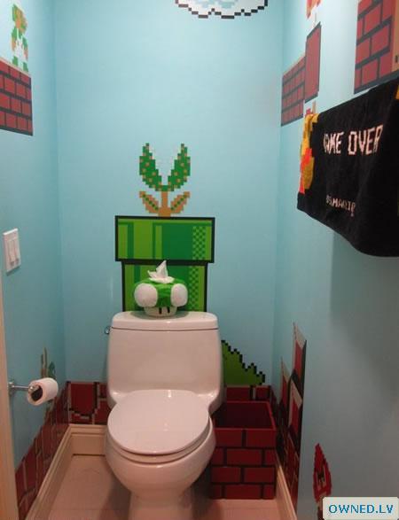 Way to go, fertilizing that Mario-eating plant!