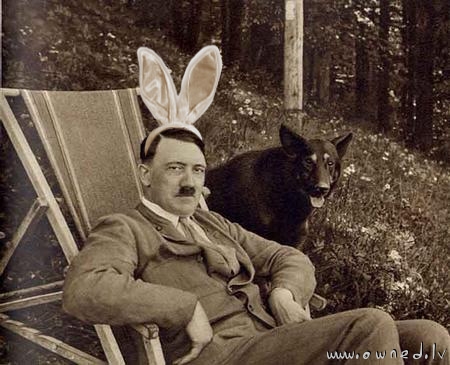 Hitler chillin'