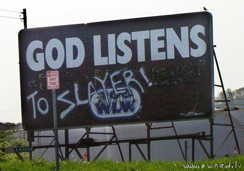 God listens to Slayer