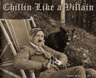 Hitler chillin'