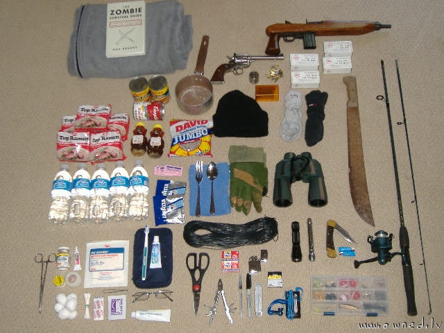 Zombie survival kit