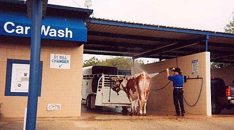 only in texas - car wash