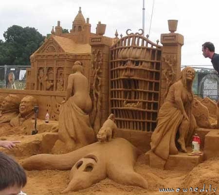 Amazing sandcastle