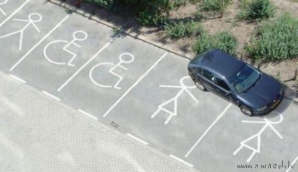 Special needs parking