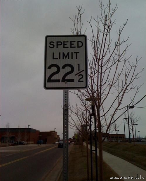 Speed limit