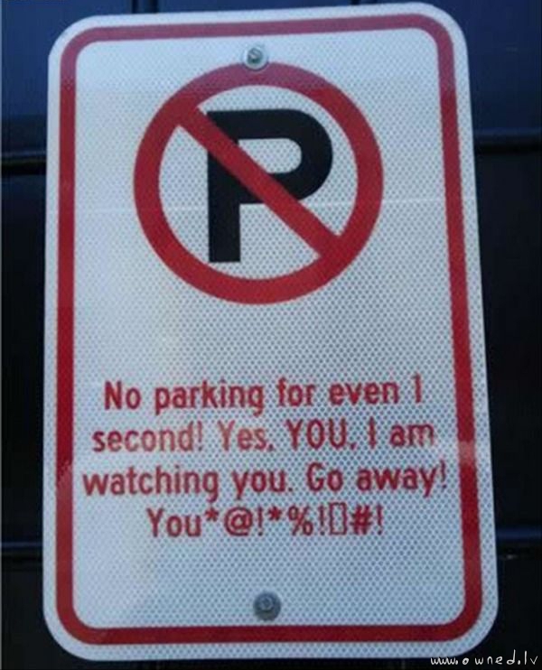 No parking