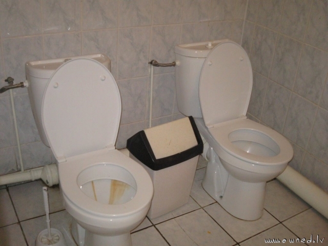 Strange toilet