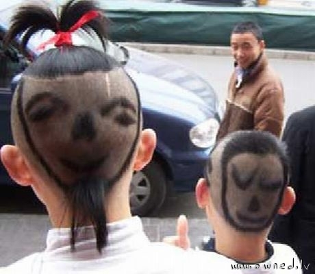 Funny haircuts