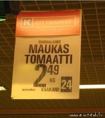 Prostitute tomatoes