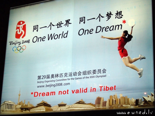 Dream not valid in Tibet