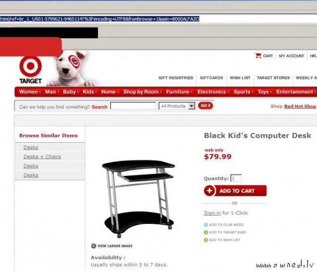 Computer desk for black kids