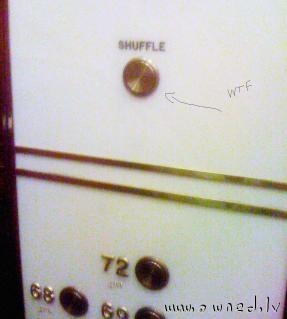 Elevator shuffle button