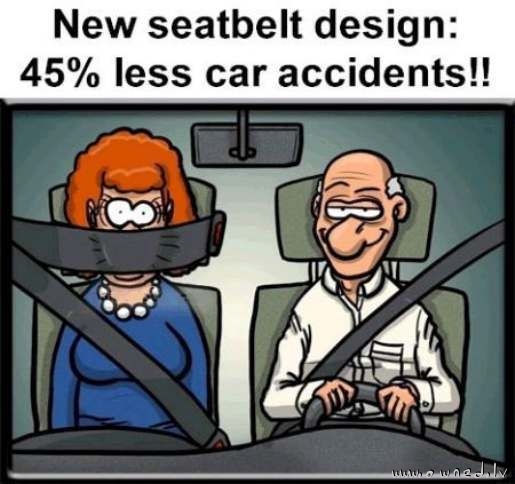 New seatbelt design