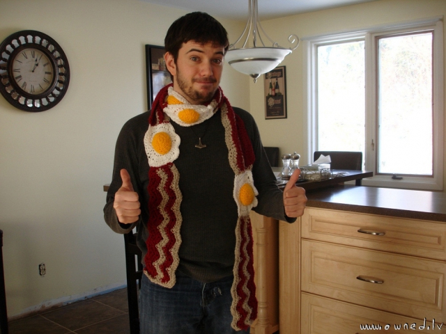 Bacon scarf
