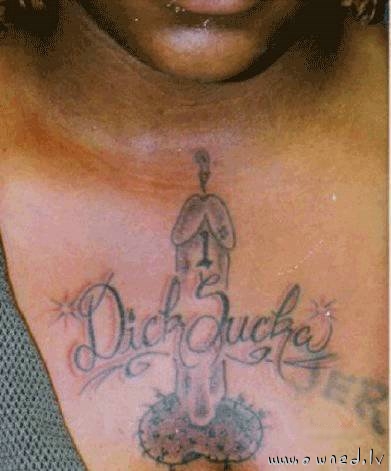 Dick sucka tattoo
