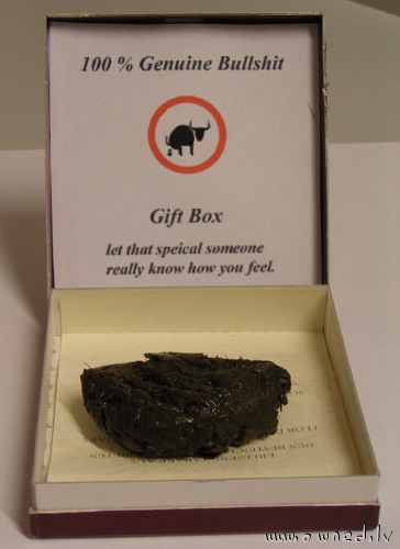 Bullshit gift box