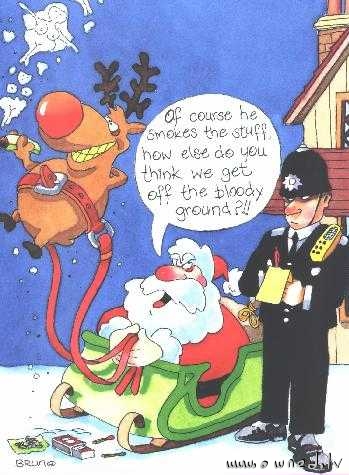Santa busted
