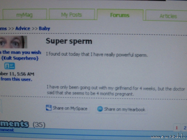 Super sperm