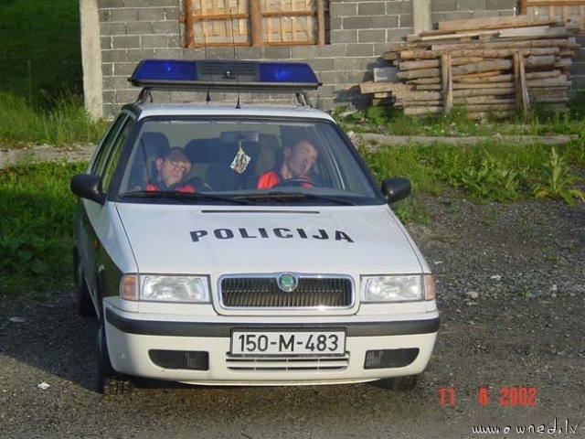 Sleeping police
