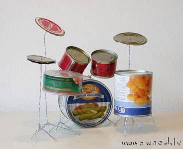 A drum kit