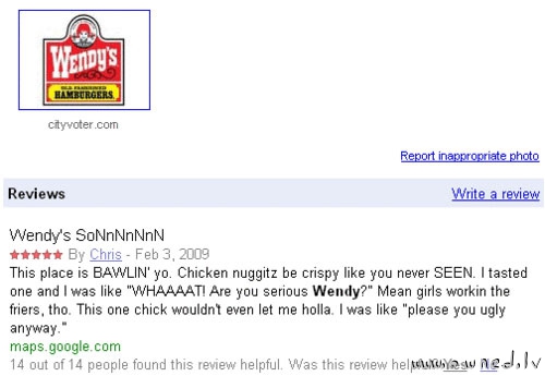 Wendys review