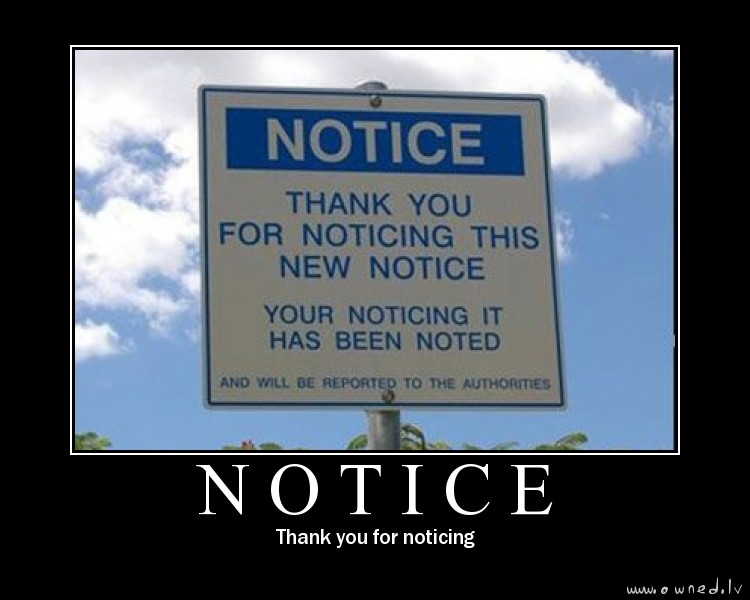 Notice