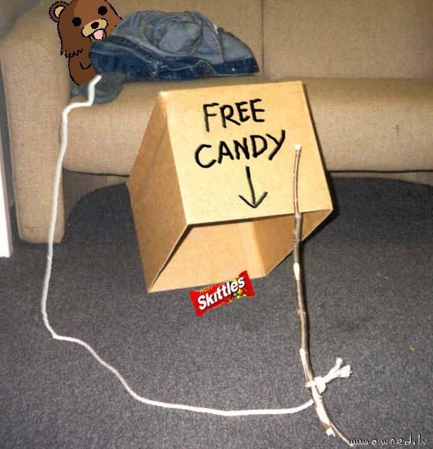 Free candy from pedobear