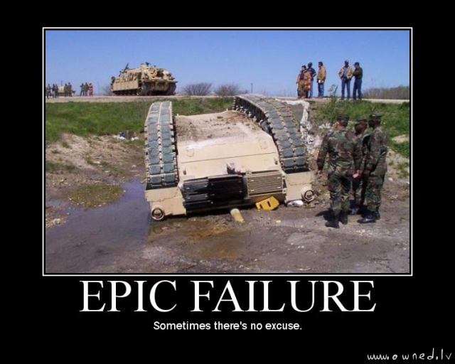 Epic failure