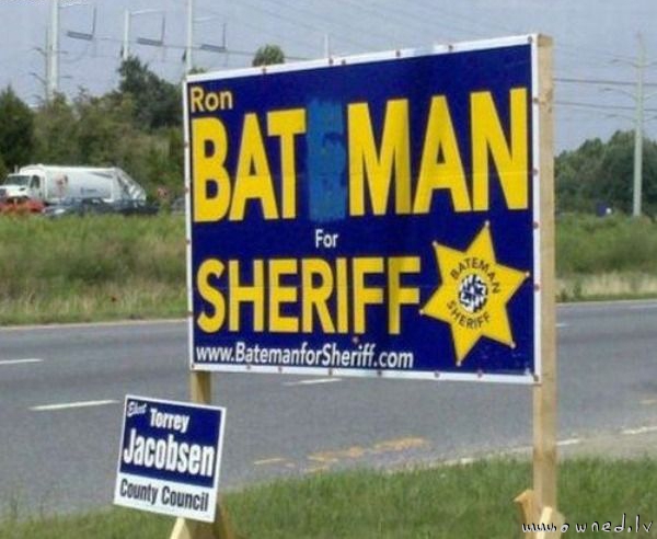 Batman for sheriff
