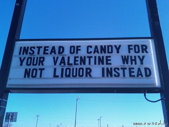 Instead of candy