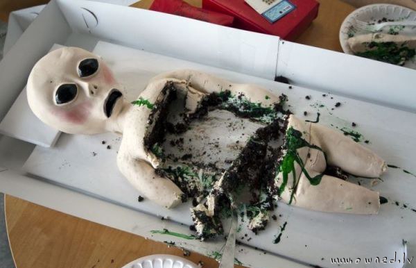 Alien cake