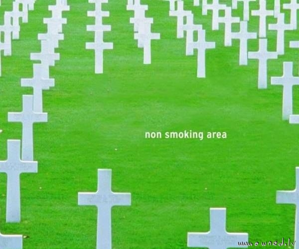 Non smoking area